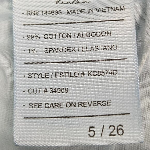 KANCAN Nala Mid Rise Frayed Hem Distressed Ankle Skinny Jean 5/26 KC8574D - Picture 11 of 12